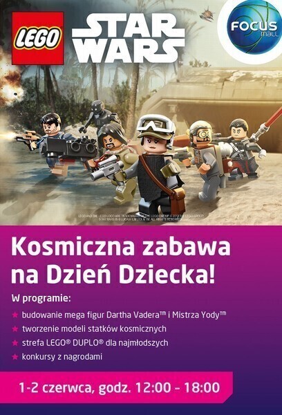 Kosmiczny Dzień Dziecka z LEGO Star Wars w Focus Mall