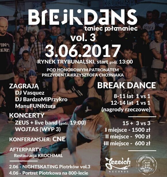 Brejkdans vol.3 już w ten weekend