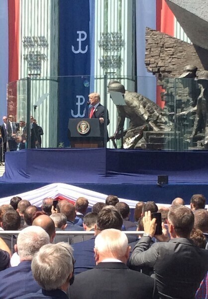 Wygrała konkurs i wysłuchała przemówienia Trumpa