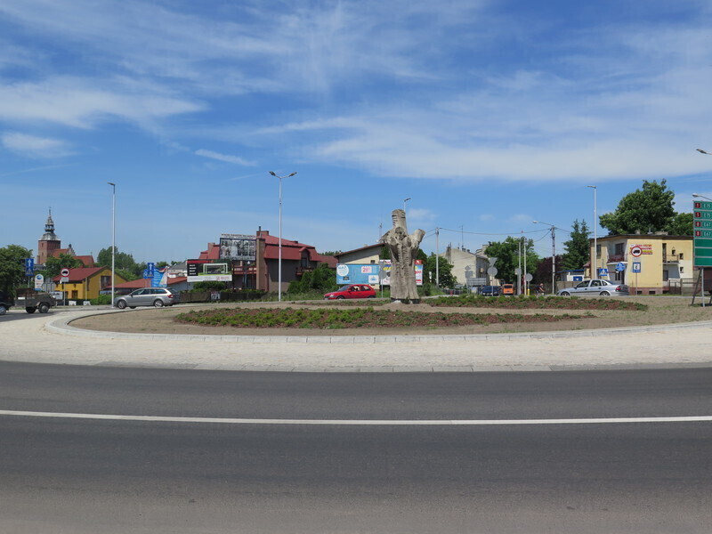 Jest rondo turbinowe ale nie ma... tabliczki