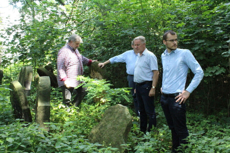 Przedstawiciele Gminy Żydowskiej odwiedzili Piotrków