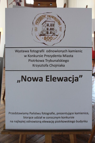Nowa Elewacja - wystawa zdjęć w piotrkowskim Muzeum