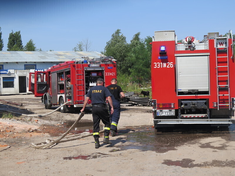 Pożar przy Przemysłowej