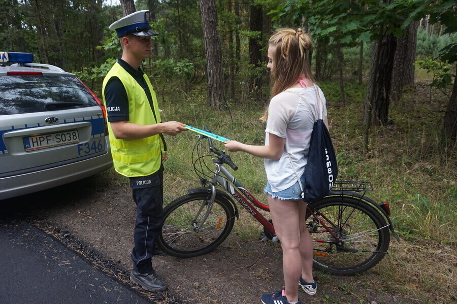 Kontrolowali niechronionych uczestników ruchu