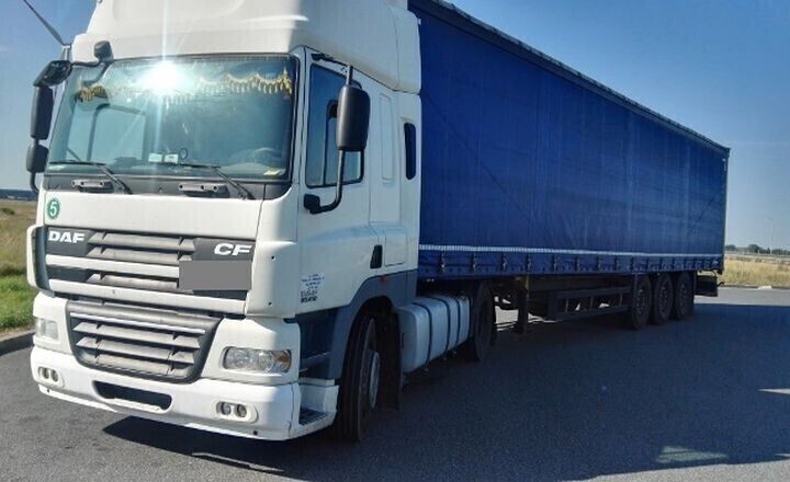 Kontrolowali samochody ciężarowe