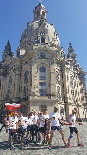 Ekipa ESPIOT 2017 w połowie trasy