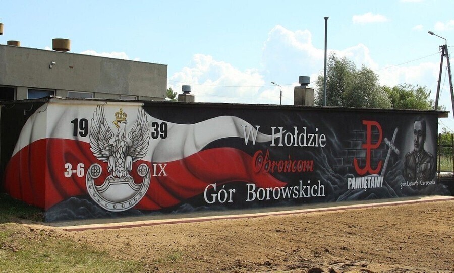 W Woli Krzysztoporskiej powstał patriotyczny mural