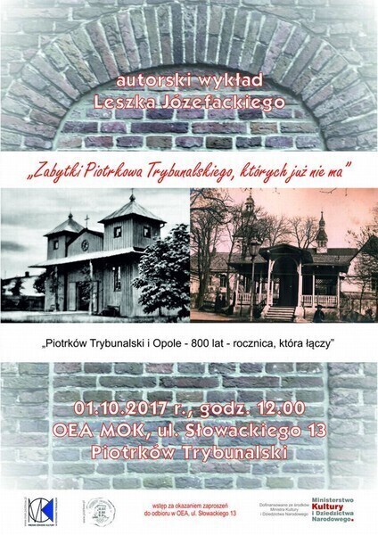 Wykład o zabytkach Piotrkowa Trybunalskiego