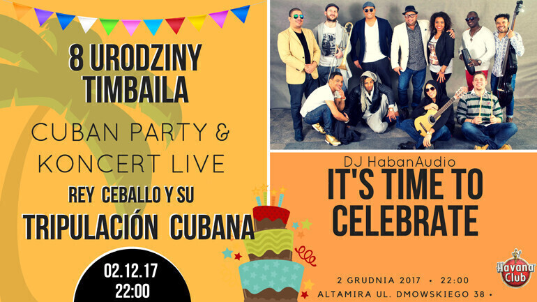 Kubańska fiesta i koncert Rey Ceballo i Tripulación Cubana w Piotrkowie