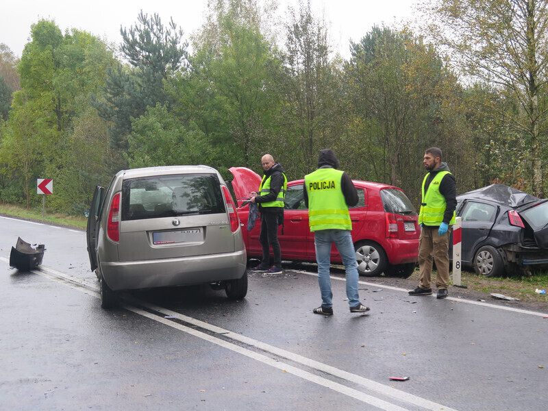 Zdjęcie 6: Dwie osoby zginęły na DK 48 