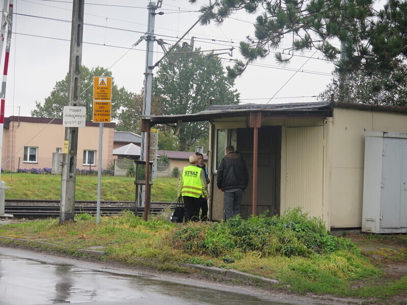 Dróżnik po alkoholu na przejeździe przy Moryca AKTUALIZACJA