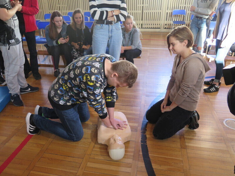Uczyli się jak ratować życie