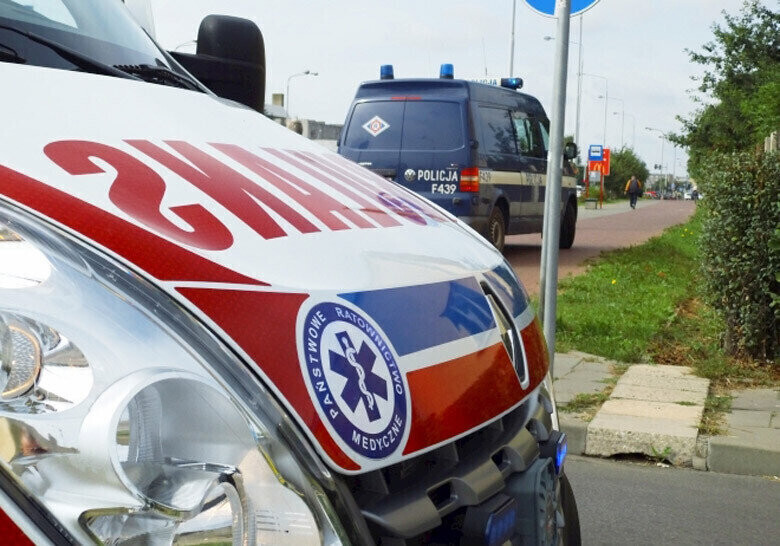 Wypadek w Czarnocinie. Daewoo wylądowało w rowie