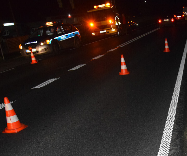 Pieszy nie przeżył wypadku