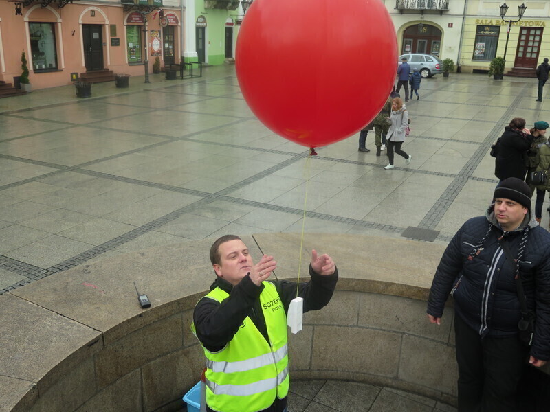 Jubileuszowy balon pofrunął w przestworza