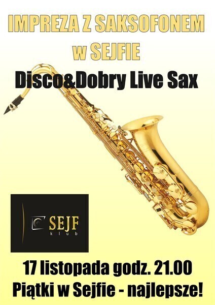 Impreza z saksofonem