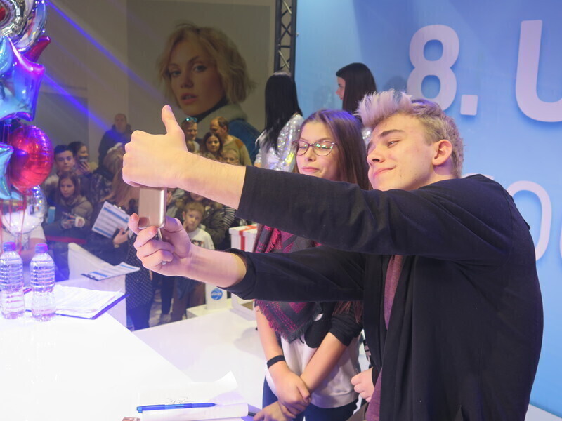 Blowek ściągnął tłumy do galerii Focus Mall