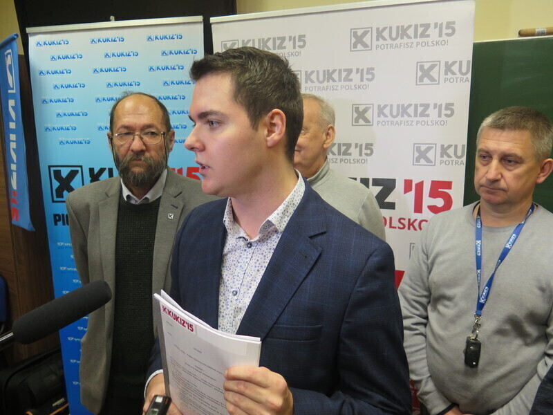 Poseł Łukasz Rzepecki w Piotrkowie