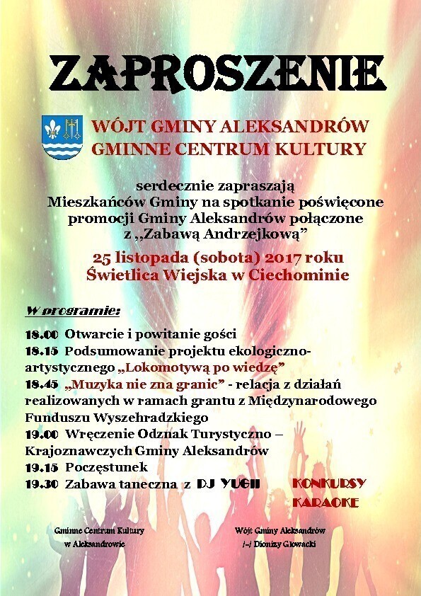 Będą promować gminę i bawić się z okazji Andrzejek