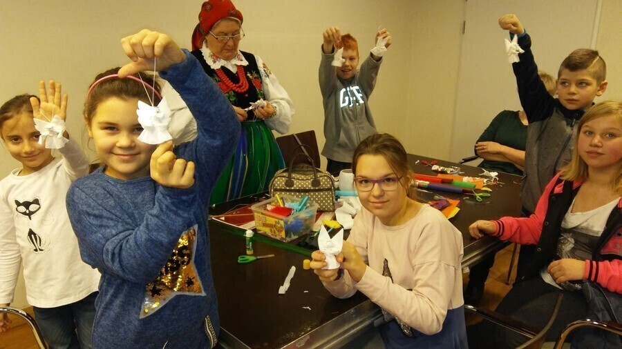 Choberki na warsztatach w ŁDK