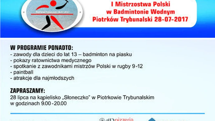 W piątek 28 lipca pierwsze mistrzostwa w nowej dyscyplinie