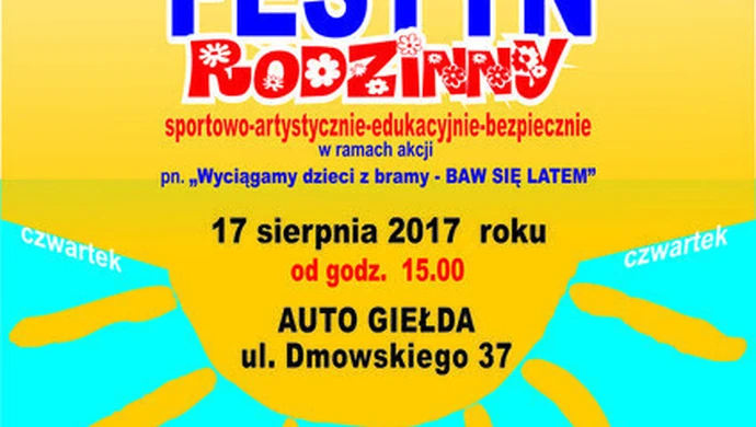 Festyn na terenie Auto Giełdy 