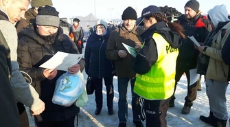 Kontrole na targowisku w Gorzkowicach 