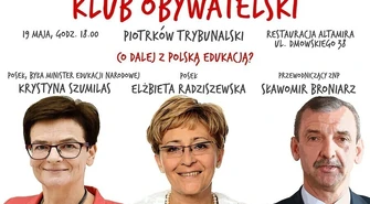 Co dalej z polską edukacją? Klub Obywatelski zaprasza