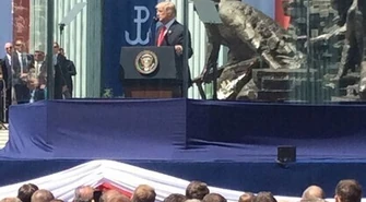 Wygrała konkurs i wysłuchała przemówienia Trumpa