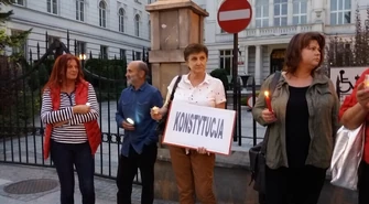 Piotrkowski „Łańcuch światła” w obronie sądownictwa