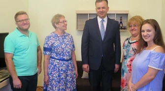 Piotrków przywitał kolejne dwie rodziny ze Wschodu 