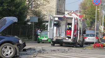 Wypadek w centrum Piotrkowa