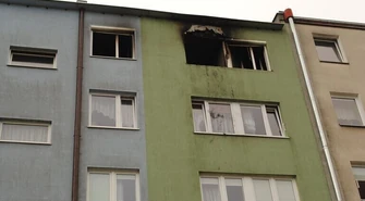 Pijani lokatorzy zaprószyli ogień?