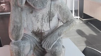 Pijani ukradli figurę Chrystusa