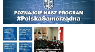 „Aktualności” lokalnych polityków rok przed wyborami