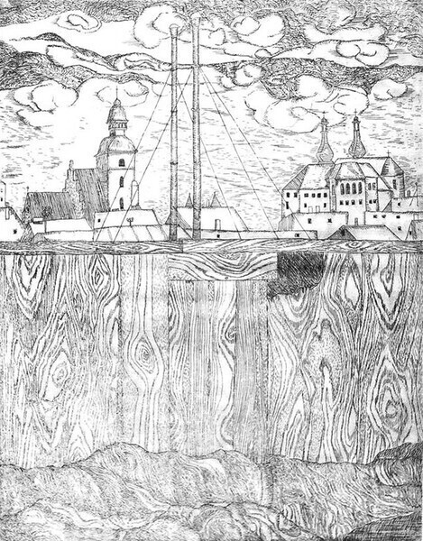 Tkanina artystyczna grafika i rysunek