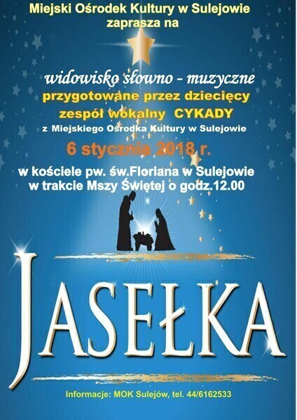 Zapraszają na jasełka do Sulejowa