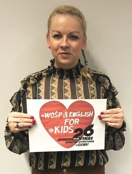 Zabawa z angielskim podczas WOŚP