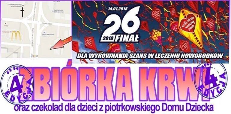 Oddaj krew podczas Finału WOŚP