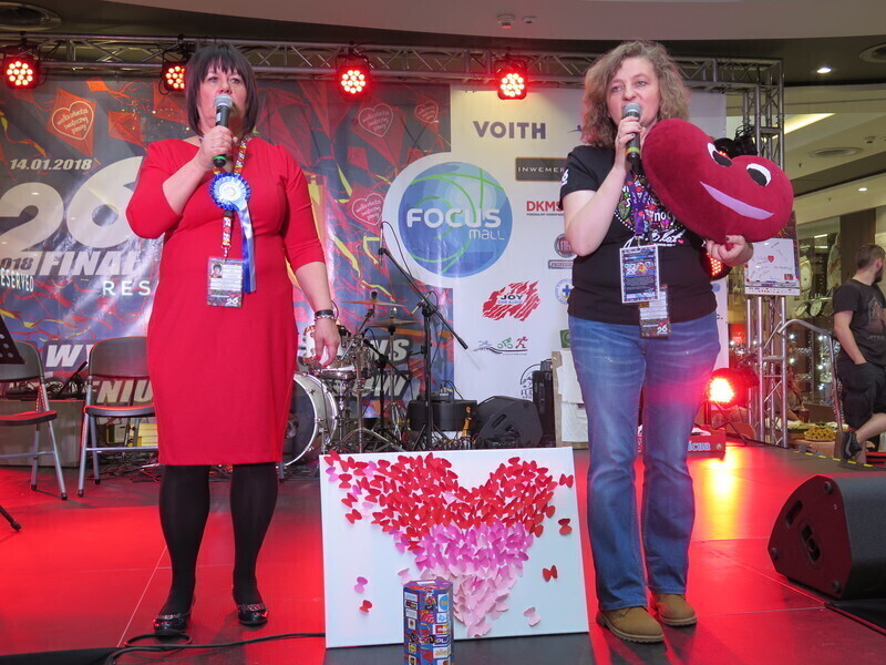 26. finał WOŚP w galerii Focus Mall i przed CH Echo