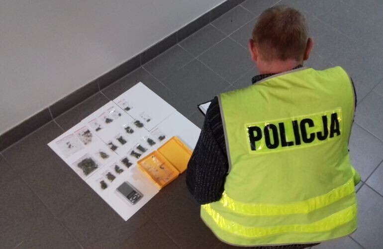 Marihuanę ukryli w książce