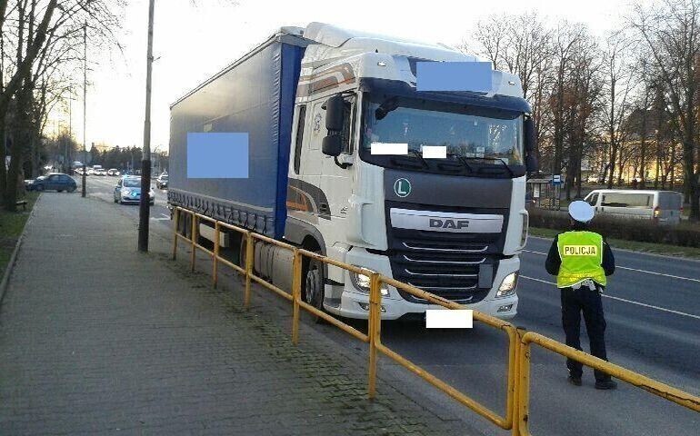 W Łódzkiem kontrolowali ciężarówki