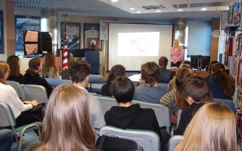 My journey with the USA. Spotkanie w American Corner w Łodzi