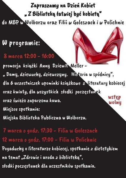 Dzień Kobiet w bibliotece w Wolborzu