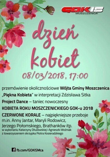 Moszczenica Dzień Kobiet z GOKiS