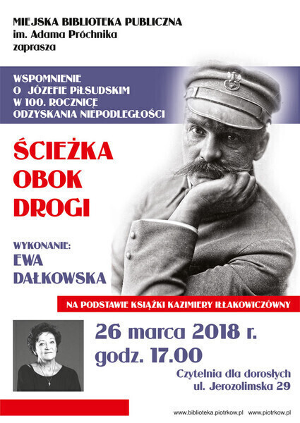 Wspomnienie o Piłsudskim w piotrkowskiej bibliotece