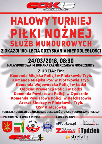 Mundurowi uczczą 100. rocznicę odzyskania niepodległości na sportowo