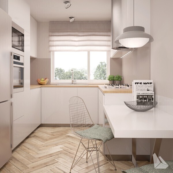 Jak wybrać idealny blat do białej kuchni Doradza projektant wnętrz z Krakowa