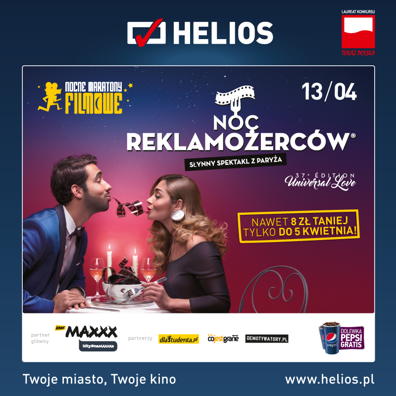 Noc Reklamożerców w kinie HELIOS
