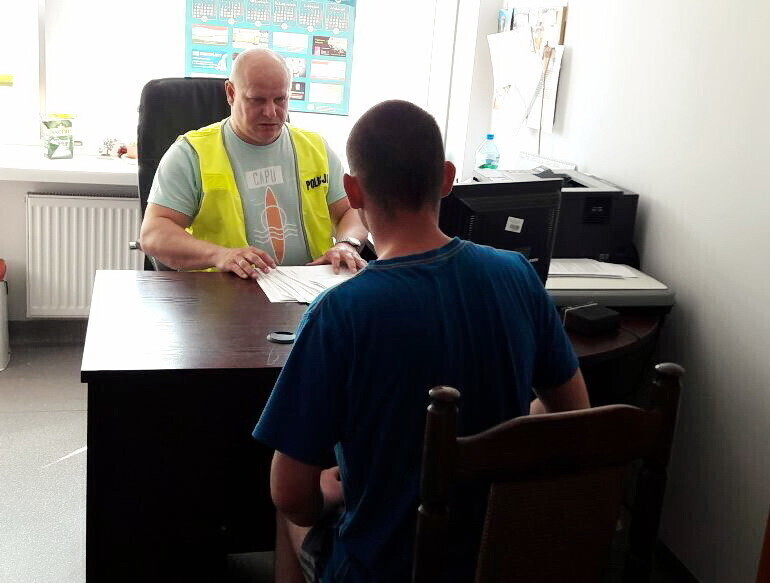 Wrócił pijany na miejsce kolizji którą spowodował